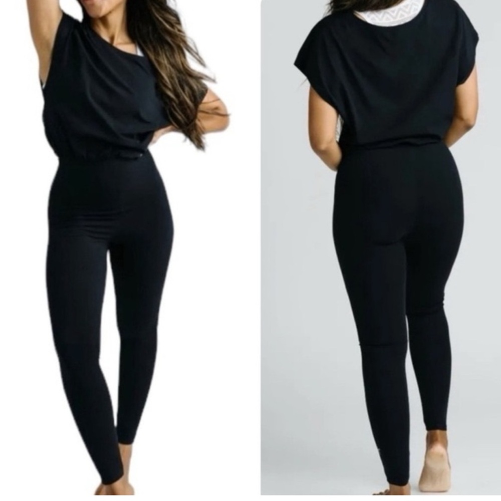 ZYIA Size S Black SoHo Jumpsuit